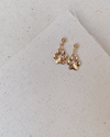 Miniszm Cat Paw Gold color Earring