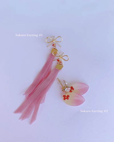 Sakura Earring SETTO ( II Earring Set)