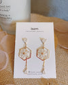 Snow Flowers Drop Earring Set II