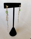 Evergreen Gold-Color Long Unbalanced Earring