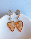 Kaleidoscope Heart Cubic Earring