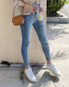 High-Waist Stretchy Denim Skinny jeans