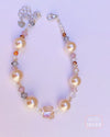 Peach Cream Pearl Bracelets