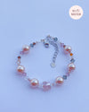 Peach Cream Pearl Bracelets