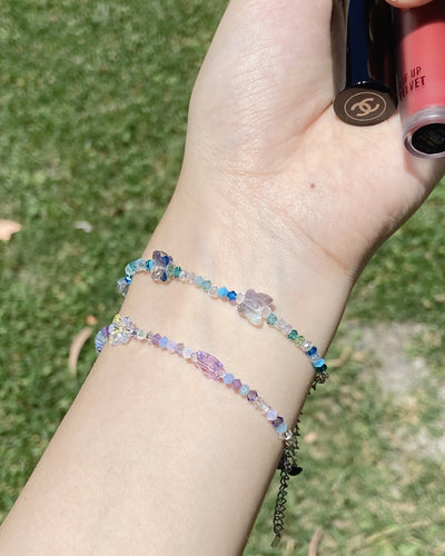 Frozen Crystal Butterflies Bracelets