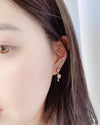 Butterfly Drop Crystal Earring