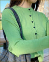 avocado greeniszm soft cardigan