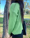 avocado greeniszm soft cardigan