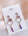 Purple Haze Long Drop Earring