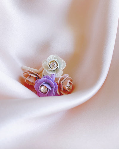 Three Spring Blossoms Earring