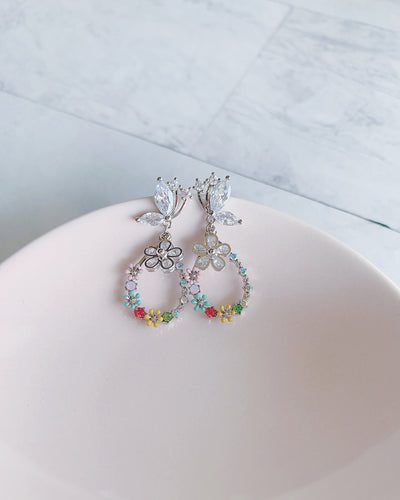 Butterfly Garden Earring