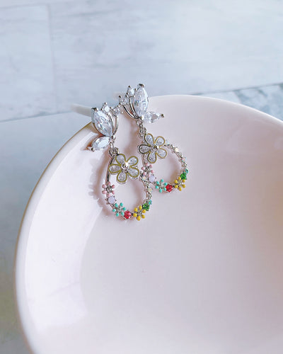 Butterfly Garden Earring