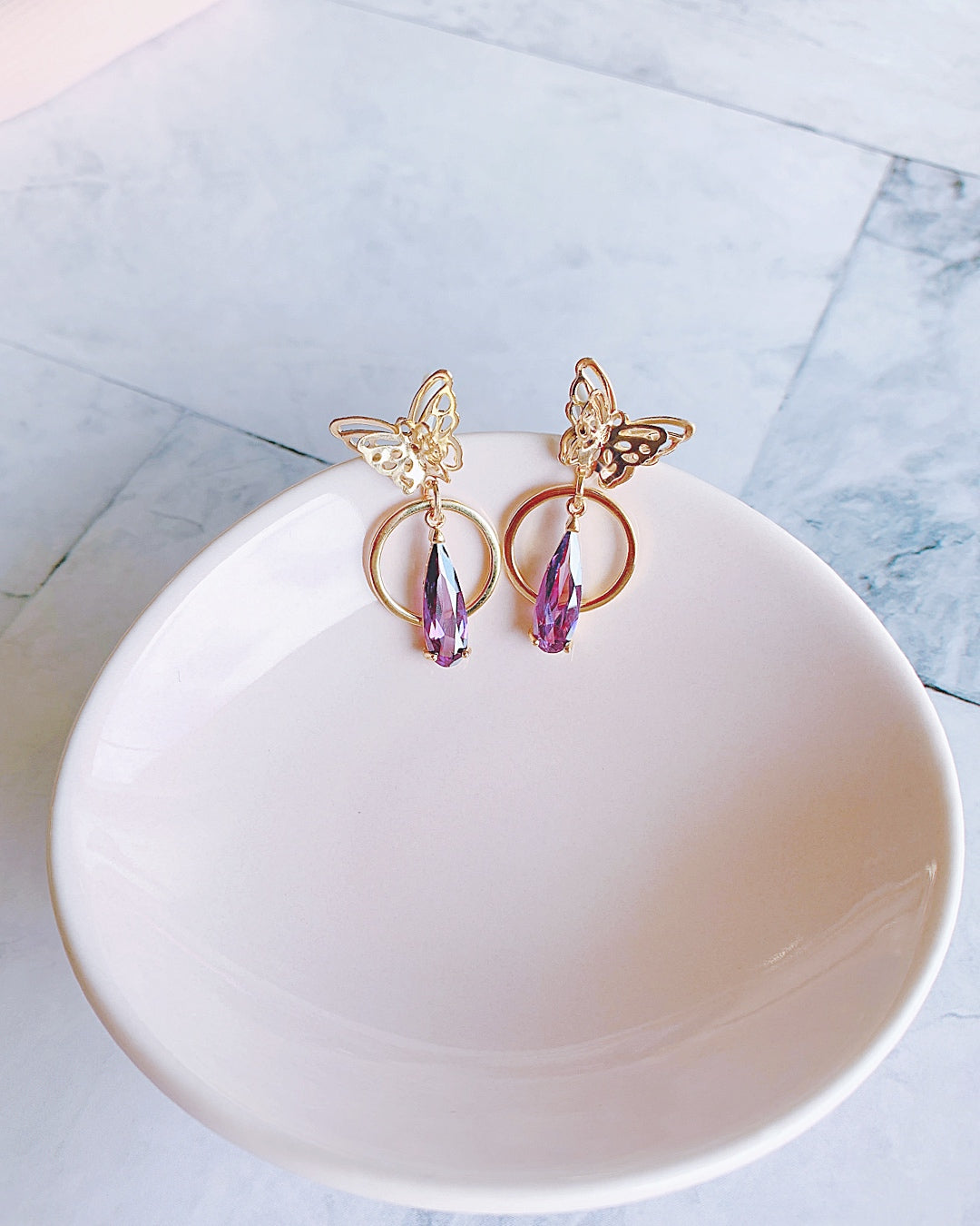 Chvker clearance butterfly earrings