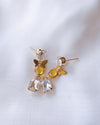 Yellow Loveliszm Butterfly Drop Earring