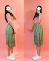 Floweriszm Pleated Boho Long skirt