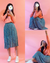 Floweriszm Pleated Boho Long skirt