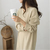 (Preview) soft long sweater knit dress for autumn/winter - ISZM