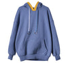 Skyblue  stylish cozy fall/winter mishow hoodie - ISZM