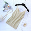 elegant soft-glittered camisole - ISZM